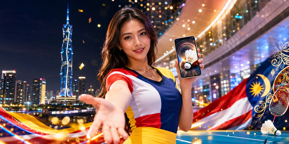 Pengguna log masuk menggunakan aplikasi mudah alih di Kuala Lumpur